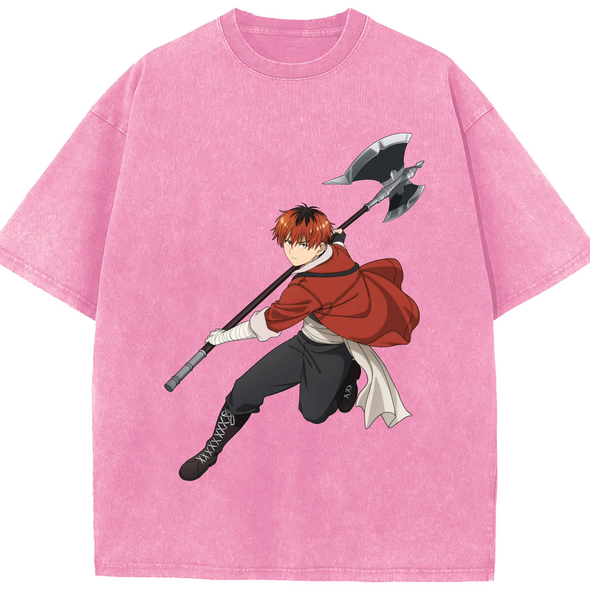 （画像用） 葬送のフリーレン Frieren 綿100% ヴィンテージ風 半袖Tシャツ（フロントプリント）